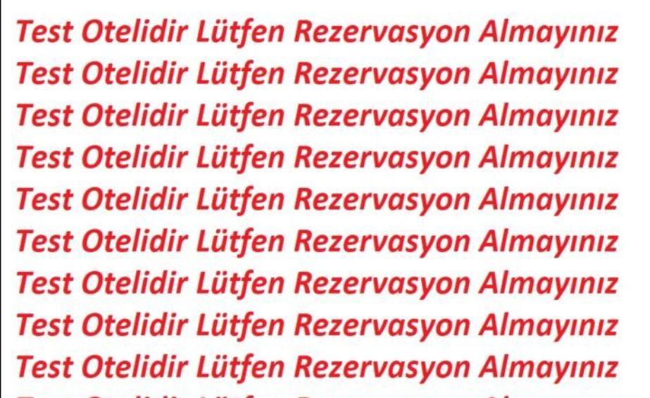 Automation Test Oteli — 2
